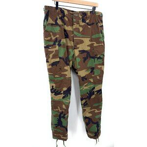 Military Mens Pants Large Long Camouflage Green Army Hunting Cargo Trouser